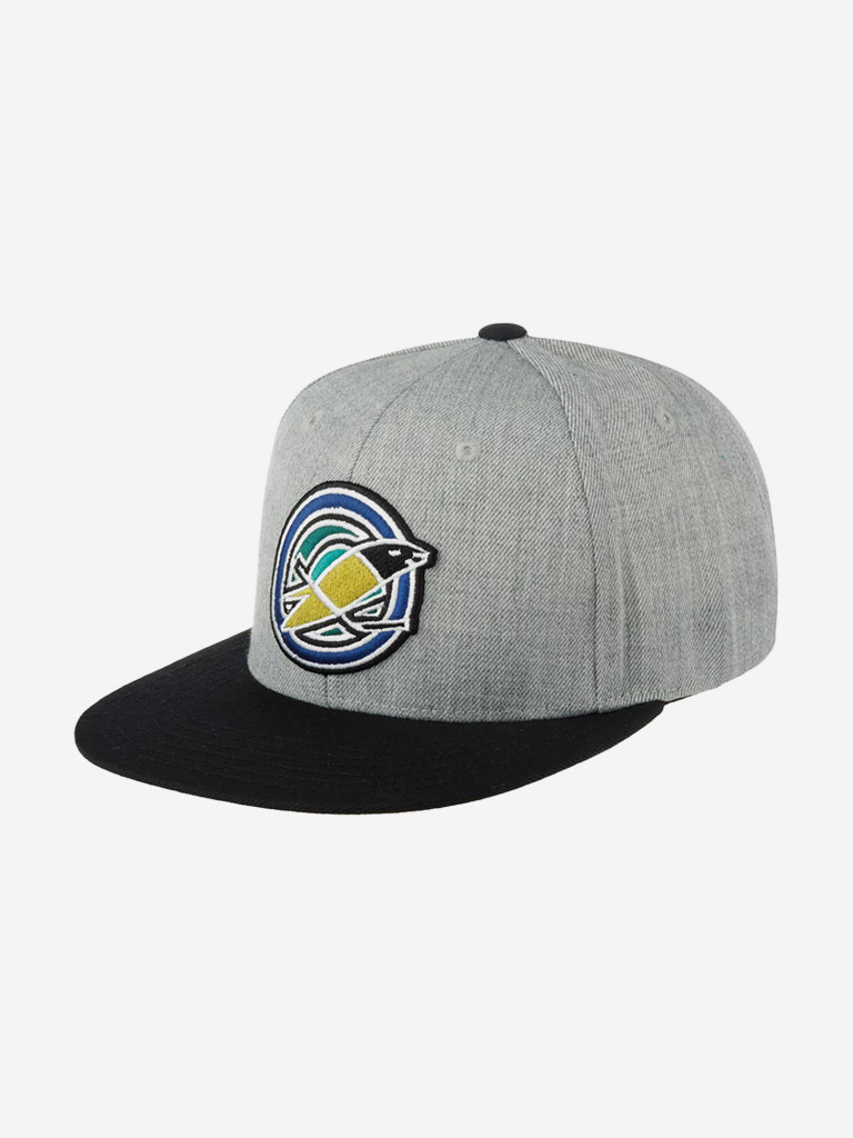Бейсболка с прямым козырьком AMERICAN NEEDLE 21006A-OAS Oakland Seals Archive 400 NHL (серый)