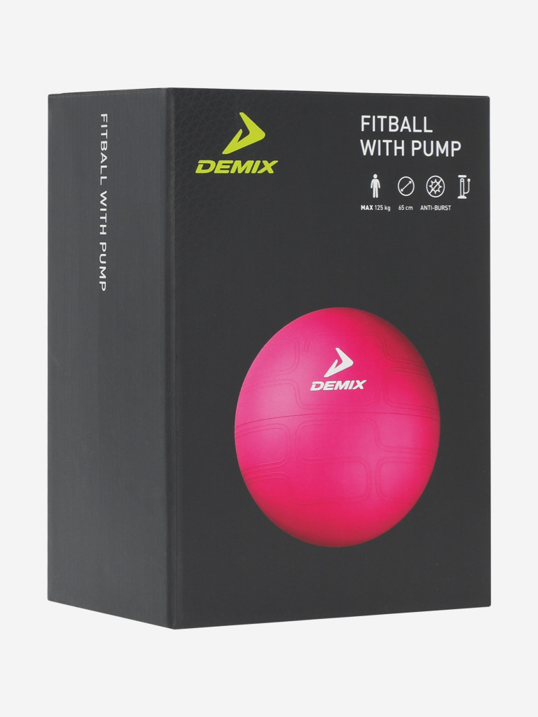 Мяч гимнастический с насосом Demix, 65 см
