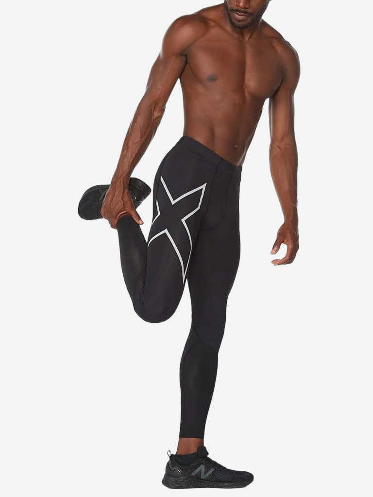 Компрессионные тайтсы 2XU Aero Vent Compression T Lights Black