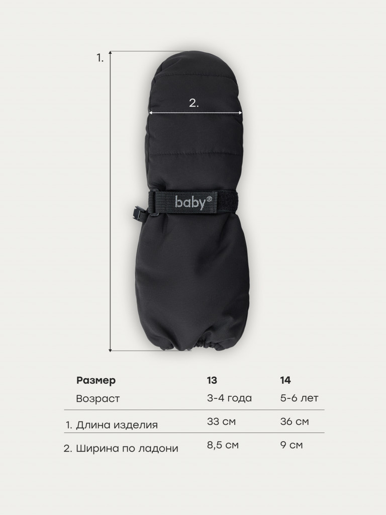 Рукавицы детские HAPPY BABY