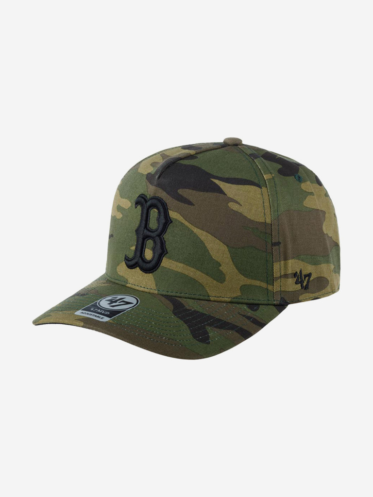 Бейсболка 47 BRAND B-GRVSP02CNP-CM Boston Red Sox MLB (оливковый)