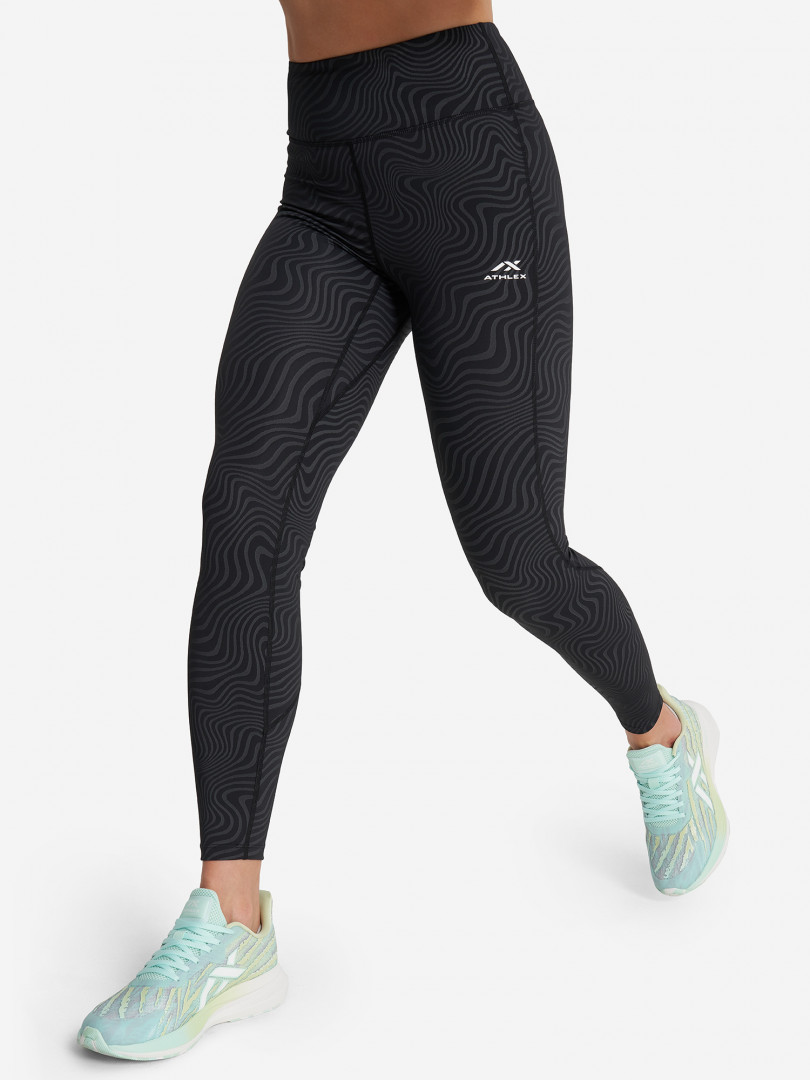 фото Легинсы женские athlex, черный