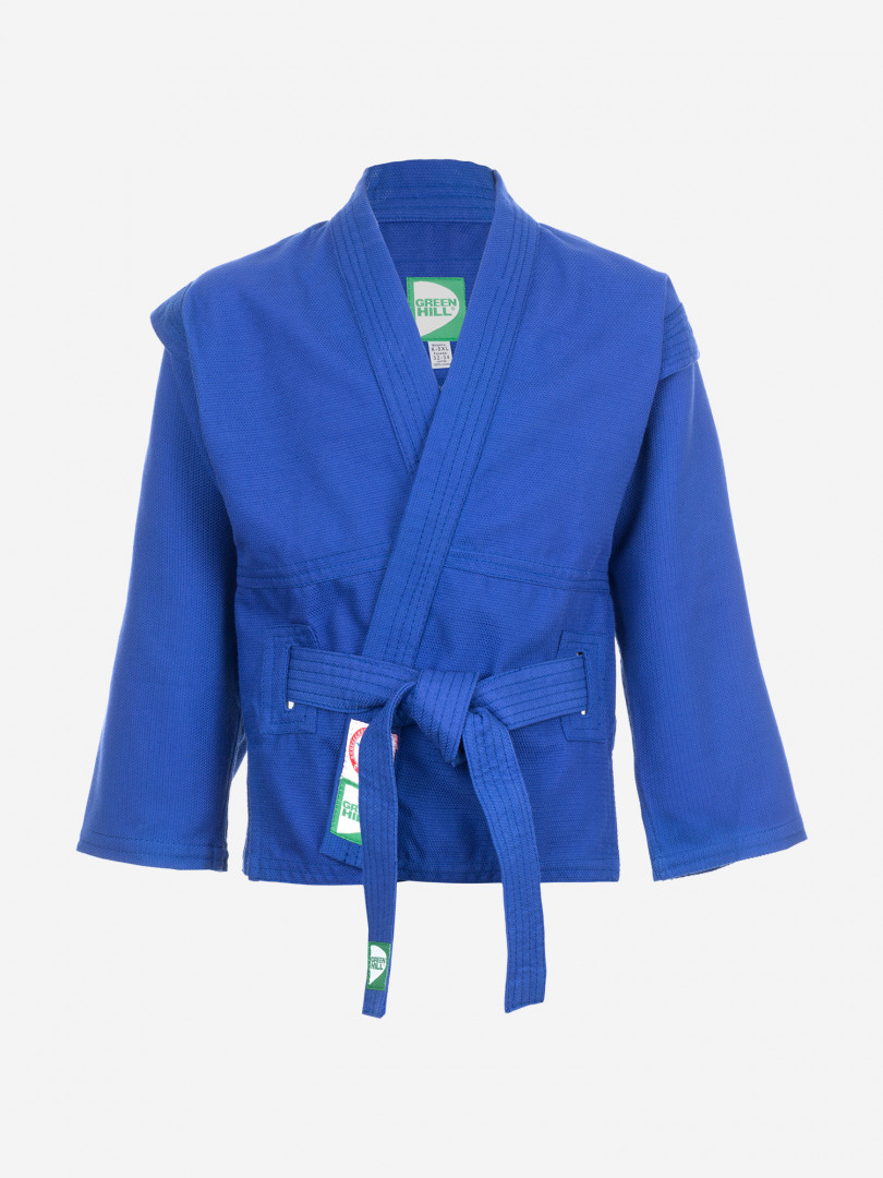 фото Куртка для самбо green hill, синий