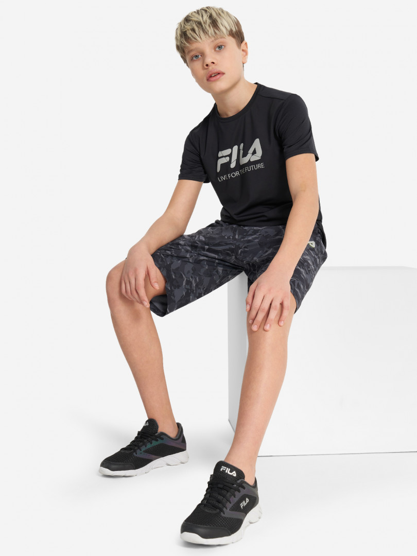 Футболка для мальчиков FILA 31887500299 Черный, размер 134, 140,158, 164,170, 176,146, 152,122, 128, фото 4