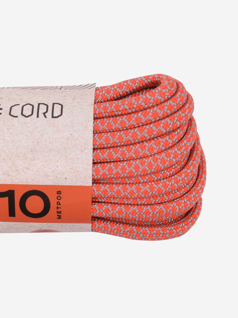 Паракорд 550 T-Gear x CORD nylon 10м (Orange Grey Snake)