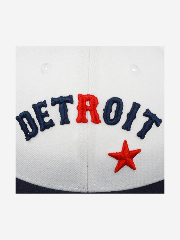 Бейсболка с прямым козырьком AMERICAN NEEDLE 21006A-DES Detroit Stars Archive 400 NL (белый)