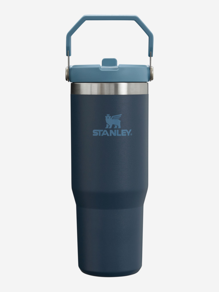 Термокружка Stanley IceFlow Flip Straw Tumbler, 890 мл, синяя