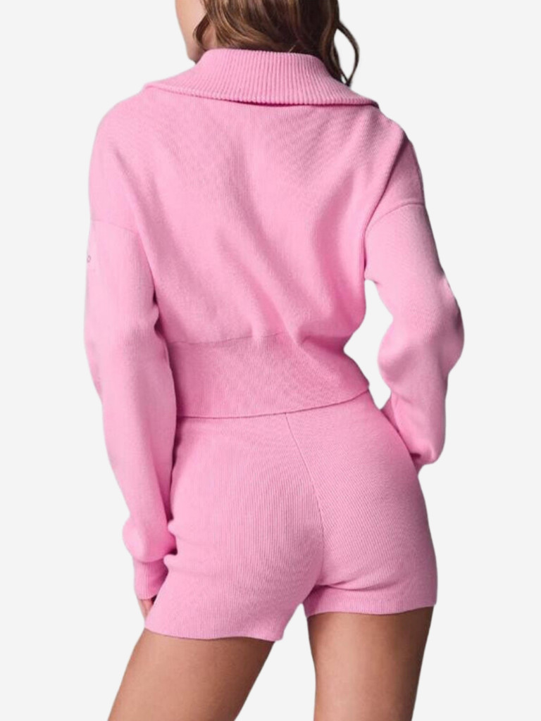 Укороченная трикотажная куртка Alo Yoga Scholar