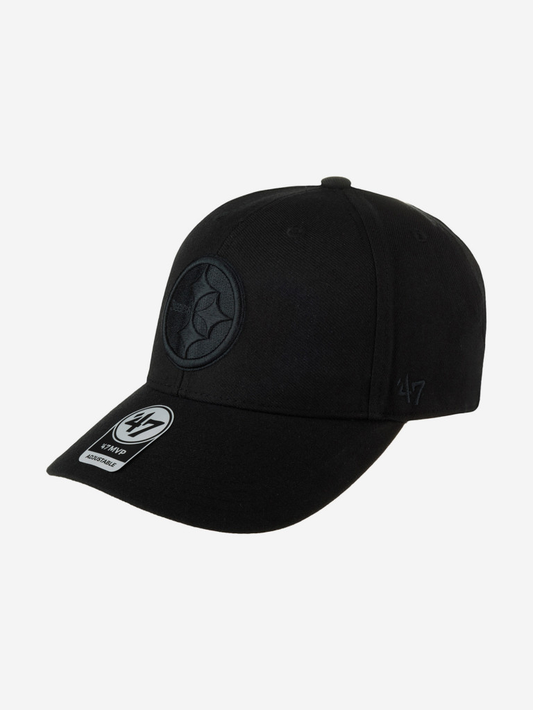 Бейсболка 47 BRAND F-MVP25WBV-BKB Pittsburgh Steelers NFL (черный)