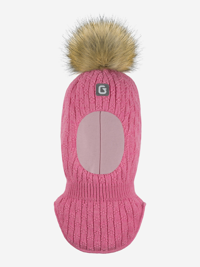 Шапка-шлем для девочки GUSTI GW25AC1229G-PINK