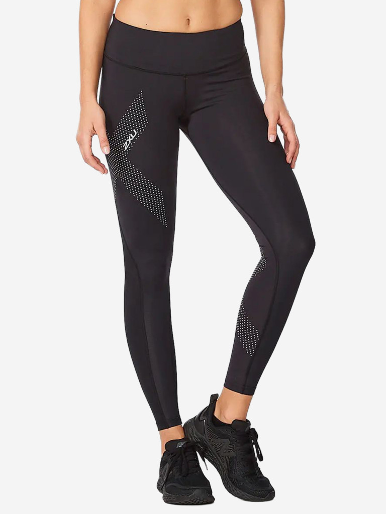 Компрессионные тайтсы 2XU Motion Mid-Rise Compression Tights Black