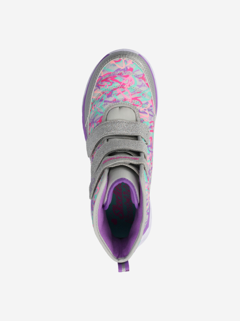Сапоги утепленные для девочек Skechers Heart Lights-Scribble Hearts