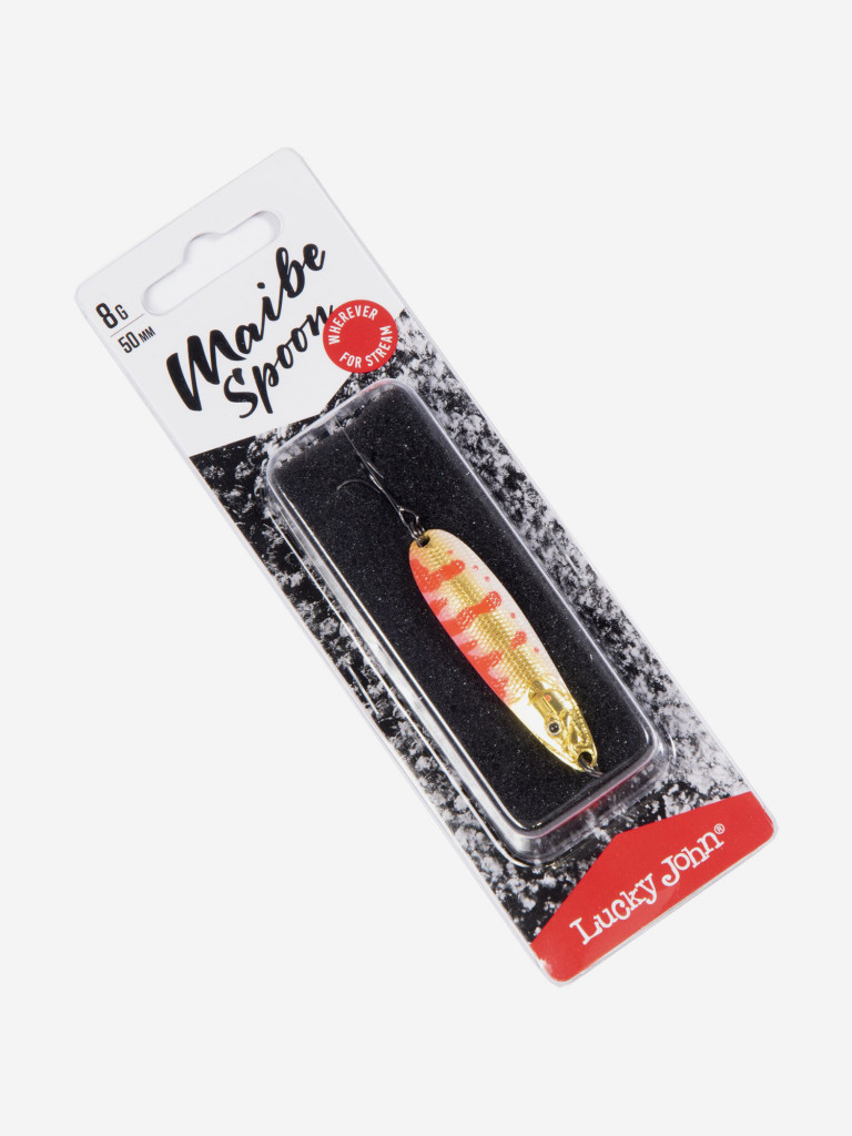 Блесна колеблющаяся Lucky John MAIBE SPOON, длина 50мм, вес 008.0г