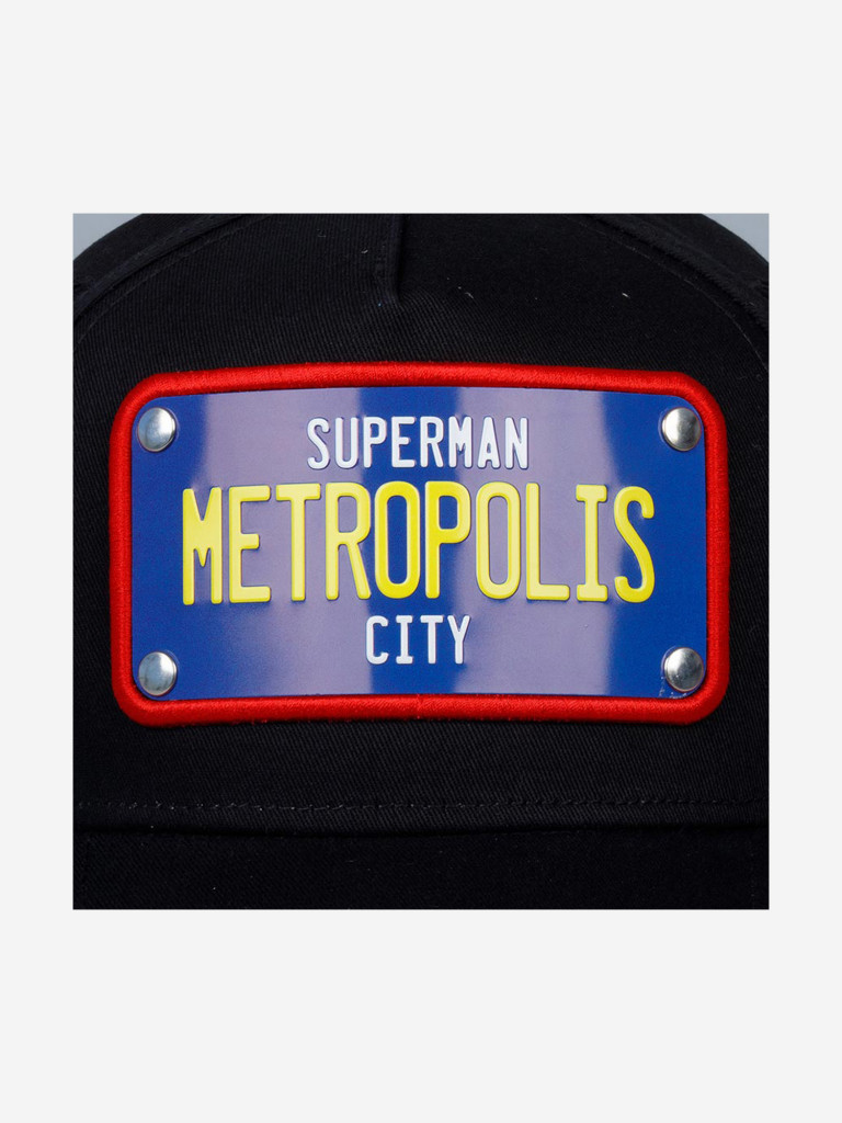 Бейсболка CAPSLAB FG/DC2/1/CAS/SUP1 DC Comics Metropolis (черный)