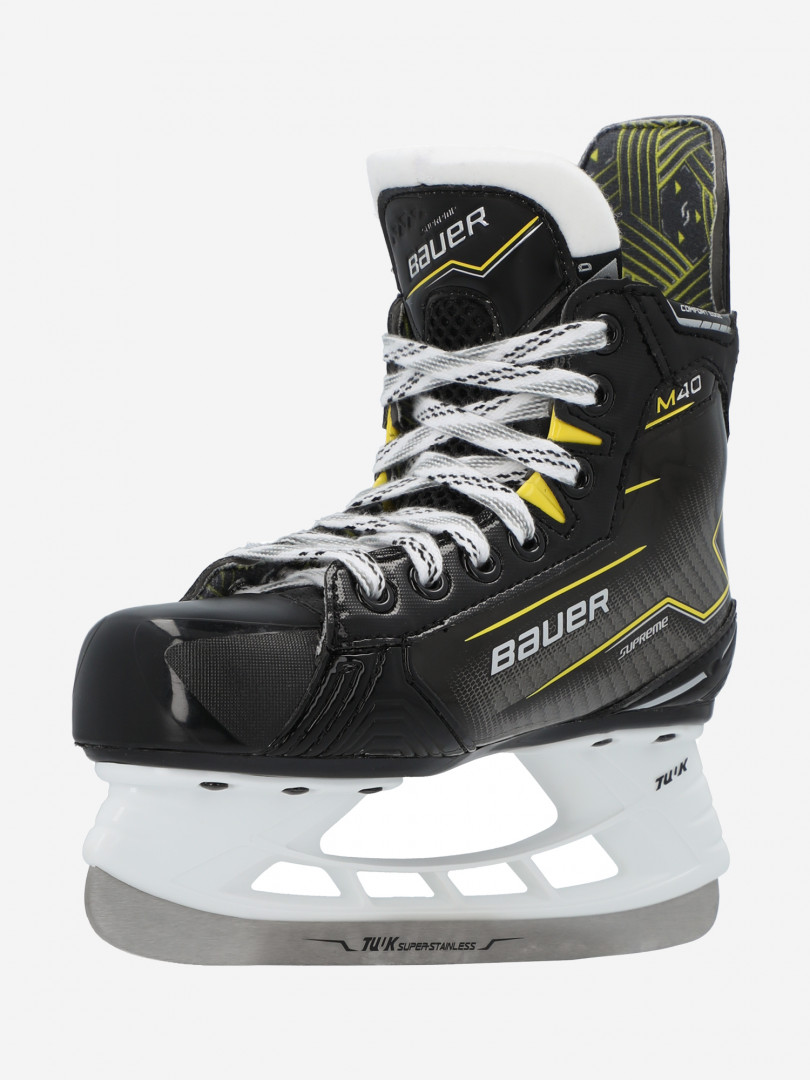 Коньки хоккейные детские Bauer Supreme M40 YTH 31565440299 Черный, размер 29.5,27,31.5,26,30.5,28, фото 2