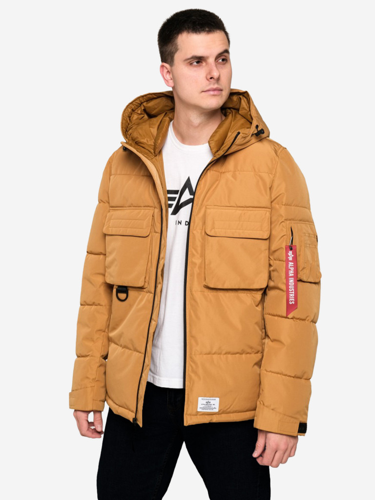 Куртка мужская зимняя Hooded Puffer Alpha Industries