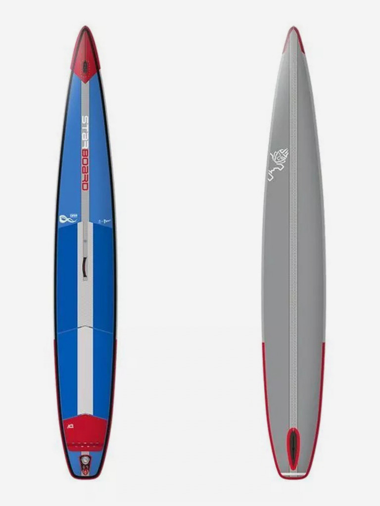 Сапборд надувной двухслойный Starboard 12.6x21x4.75 SUP Kid Racer Deluxe SC S22/23, 381x53x12 см