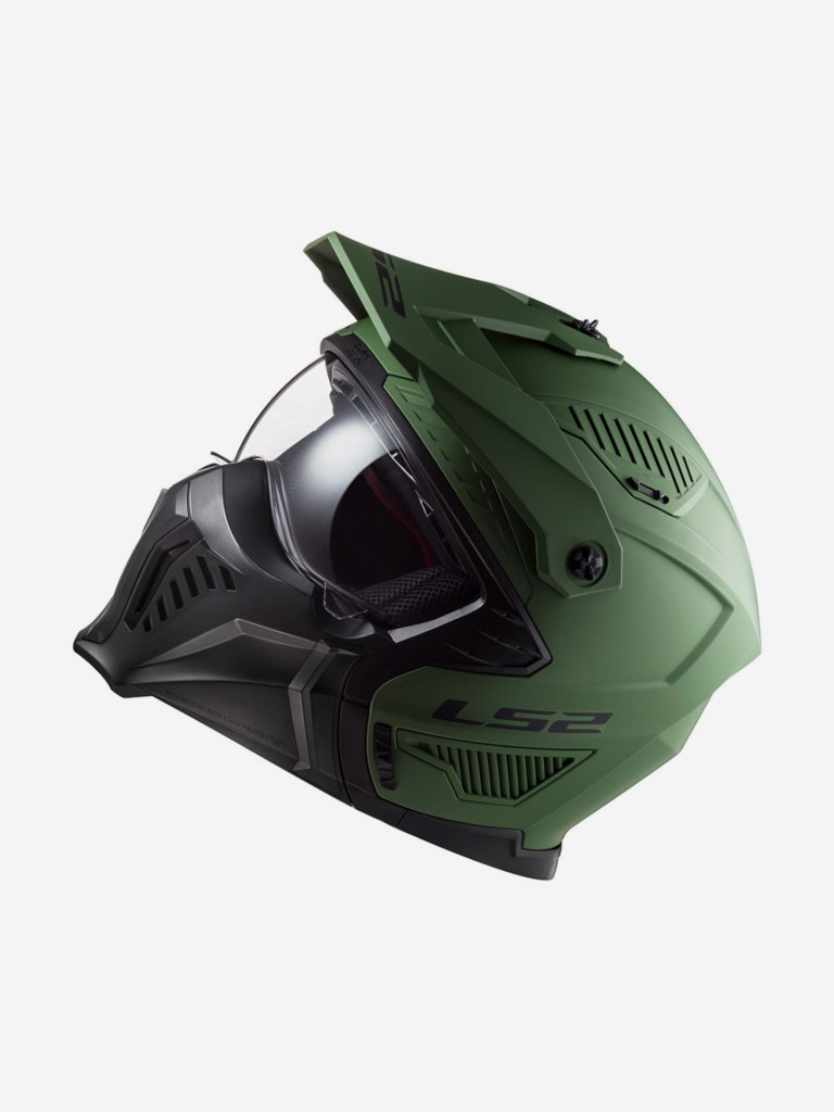 Мотошлем LS2 OF606 DRIFTER Solid (Матовый зеленый, MATT MILITARY GREEN)