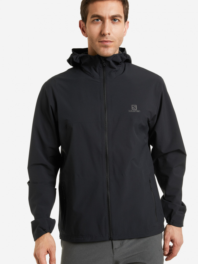 фото Куртка мембранная мужская salomon essential, черный