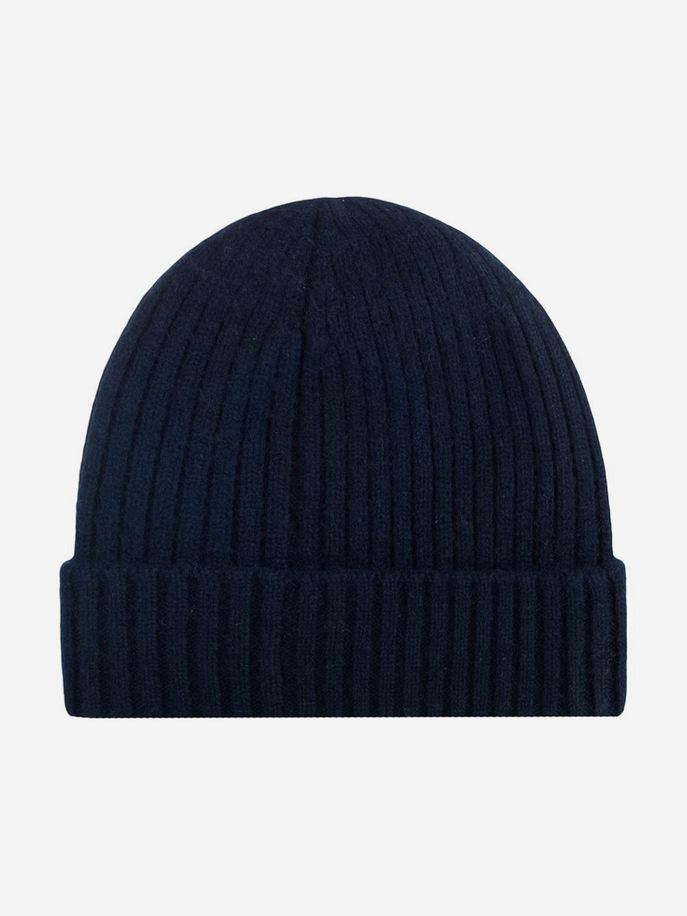 Шапка с отворотом STETSON 8599211 BEANIE CASHMERE (синий)