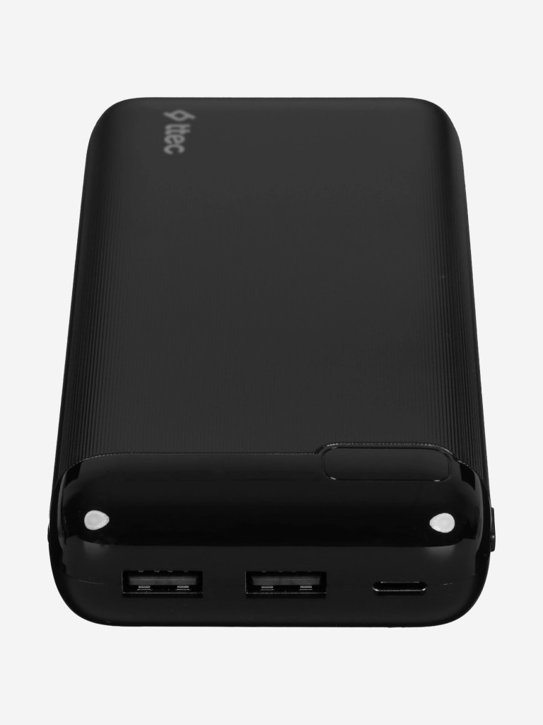 Внешний аккумулятор TTEC PowerSlim LCD 20000 mAh Powerbank With USB-C Input/Output. Цвет: черный
