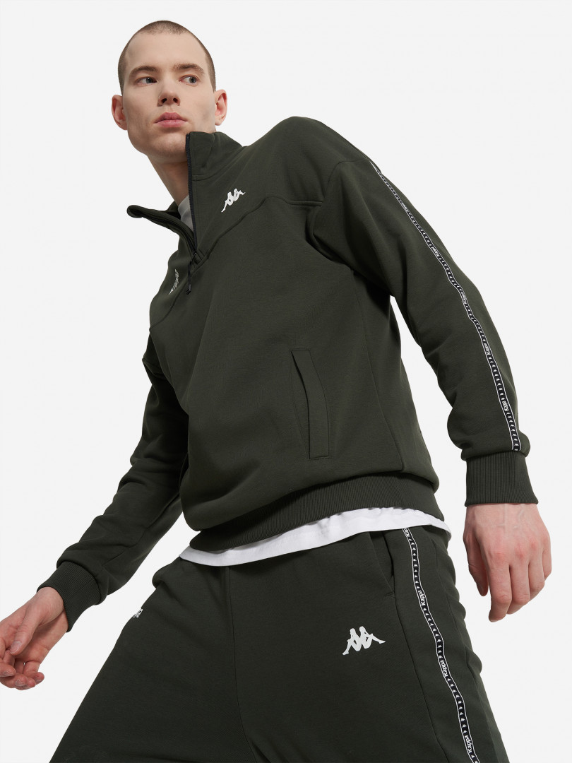 Толстовка мужская Kappa Зеленый 2649₽