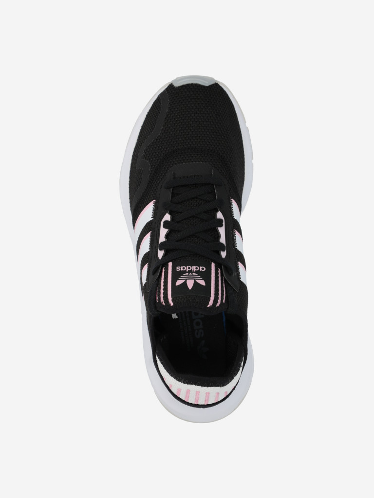 Adidas women's swift run black sales and white