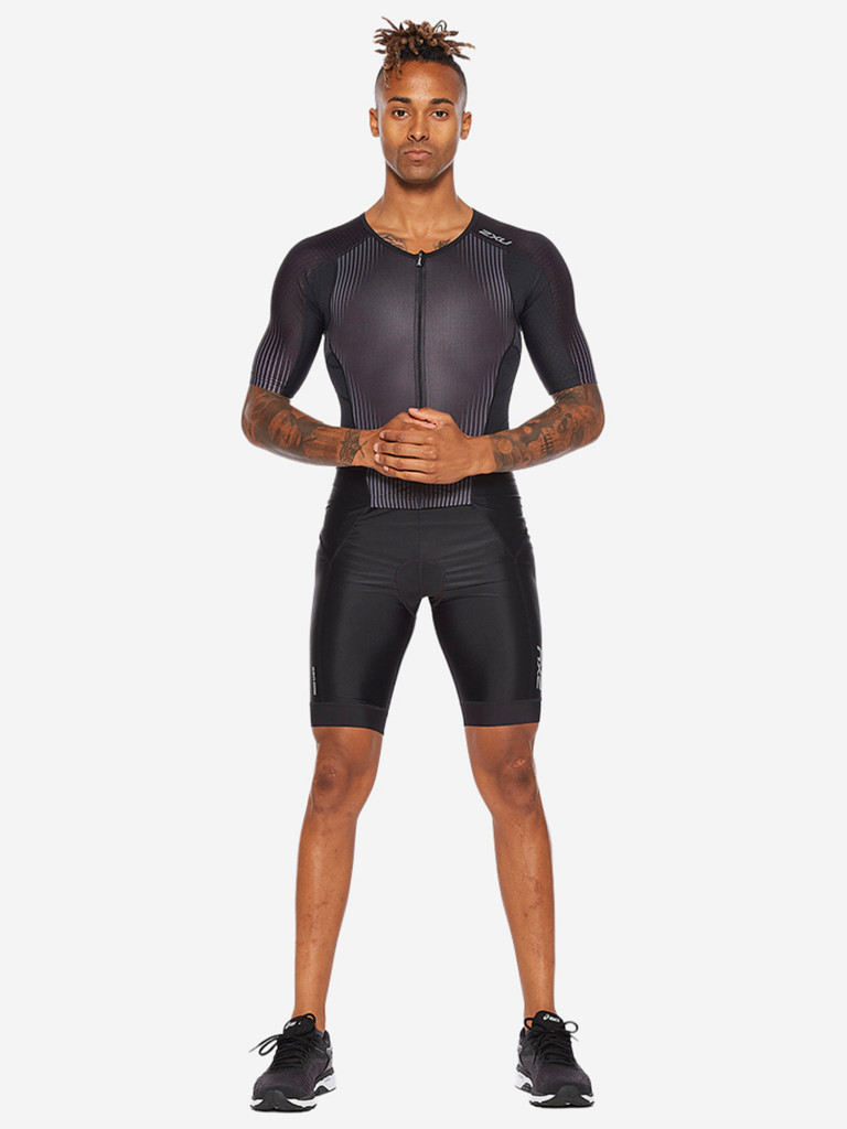Мужской Компрессионный Костюм 2XU Perform Full Zip Sleeved Trisuit