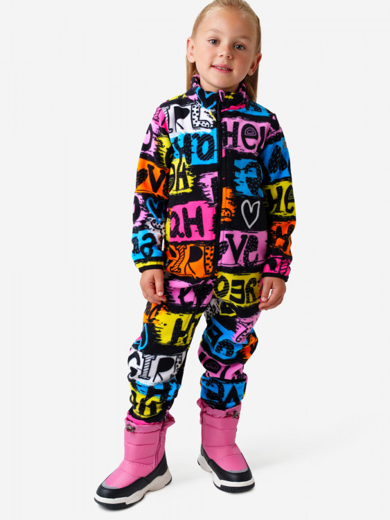 Комбинезон флисовый для девочек PlayToday