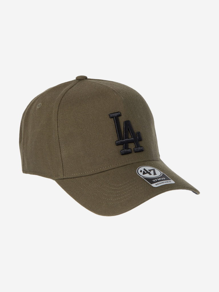 Бейсболка 47 BRAND B-REPDT12WBP-SW Los Angeles Dodgers MLB (оливковый)