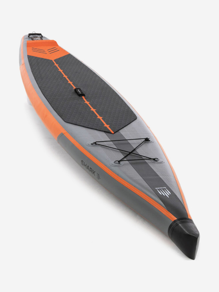 Доска SUP надувная комплект Shark Touring Racing 14'x27" c веслом full карбон