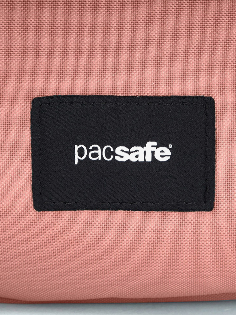 Сумка антивор Pacsafe GO crossbody pouch, розовый, 3,5 л.