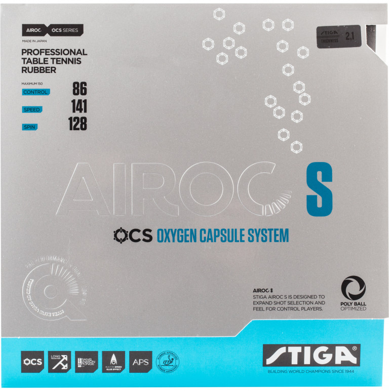 Накладка для ракетки Stiga Airoc S 2,1мм