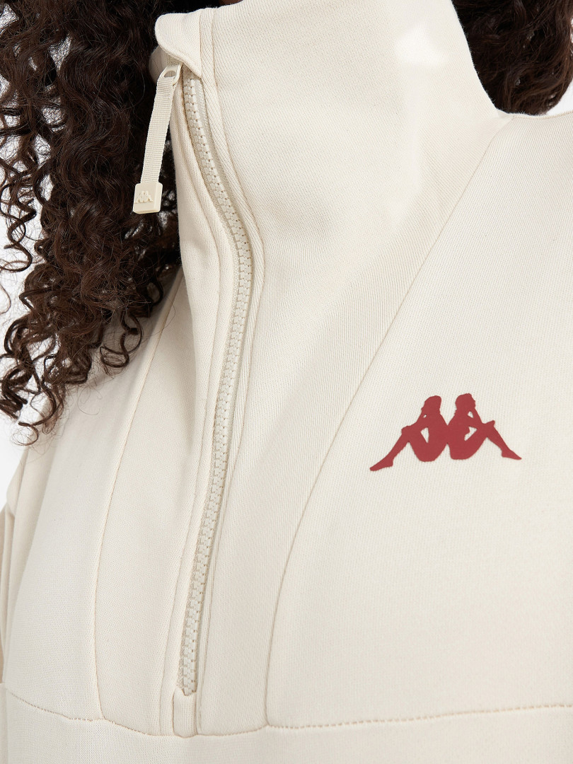 Толстовка женская Kappa 30991510299 Бежевый, размер 42, 44,50, 52,46, 48, фото 6