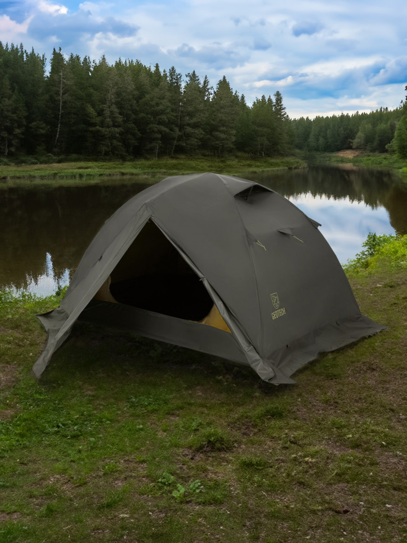 

Палатка рыболовная Geotech Halibut 2 Pro, Коричневый