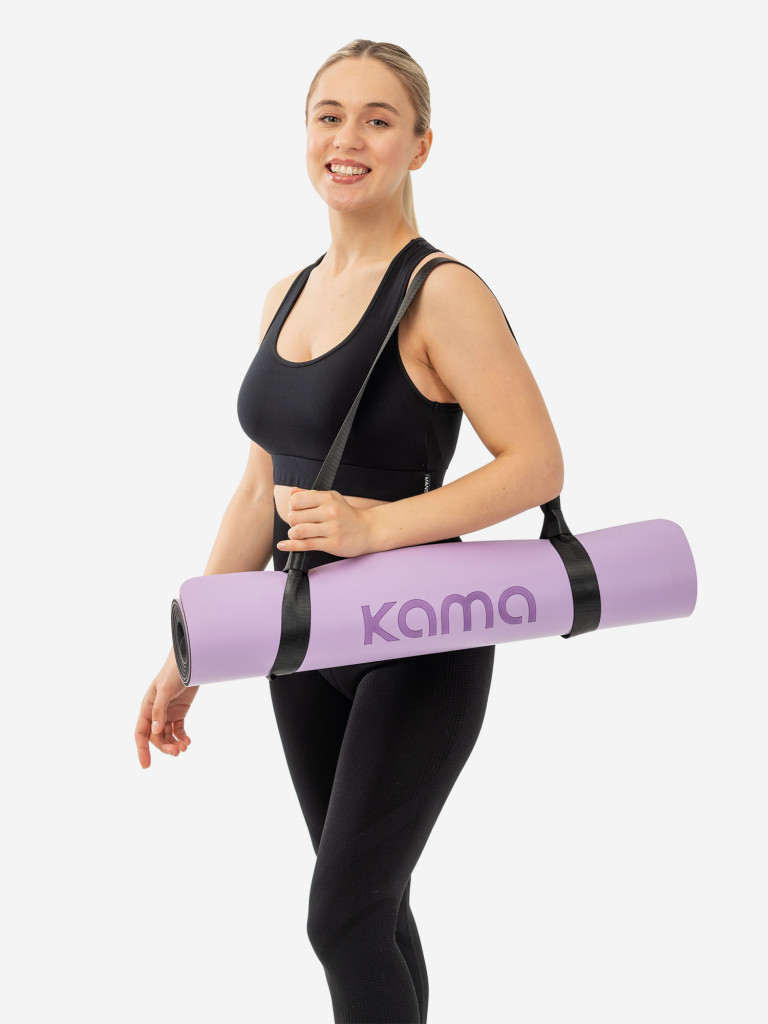 Коврик для йоги и фитнеса Kama, nonslip