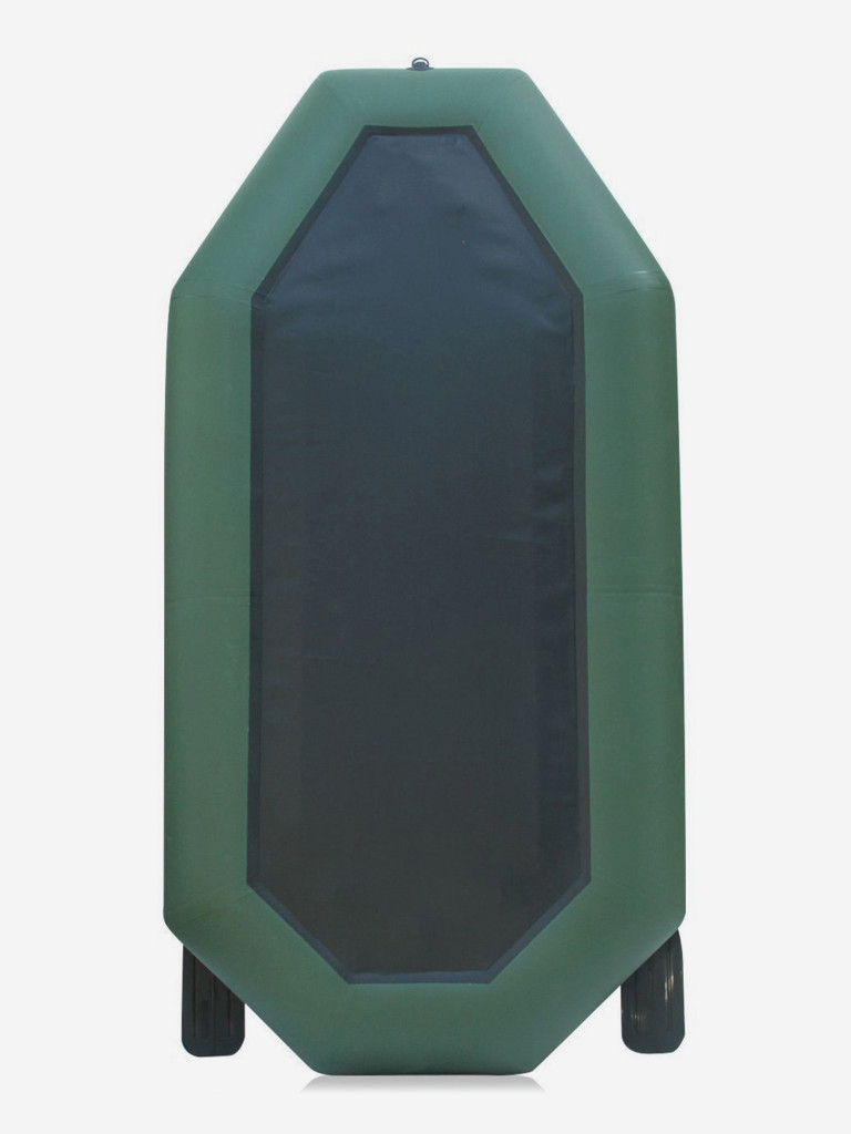 Лодка гребная Compakt 260, натяжное дно, упаковка-мешок оксфорд, зеленая