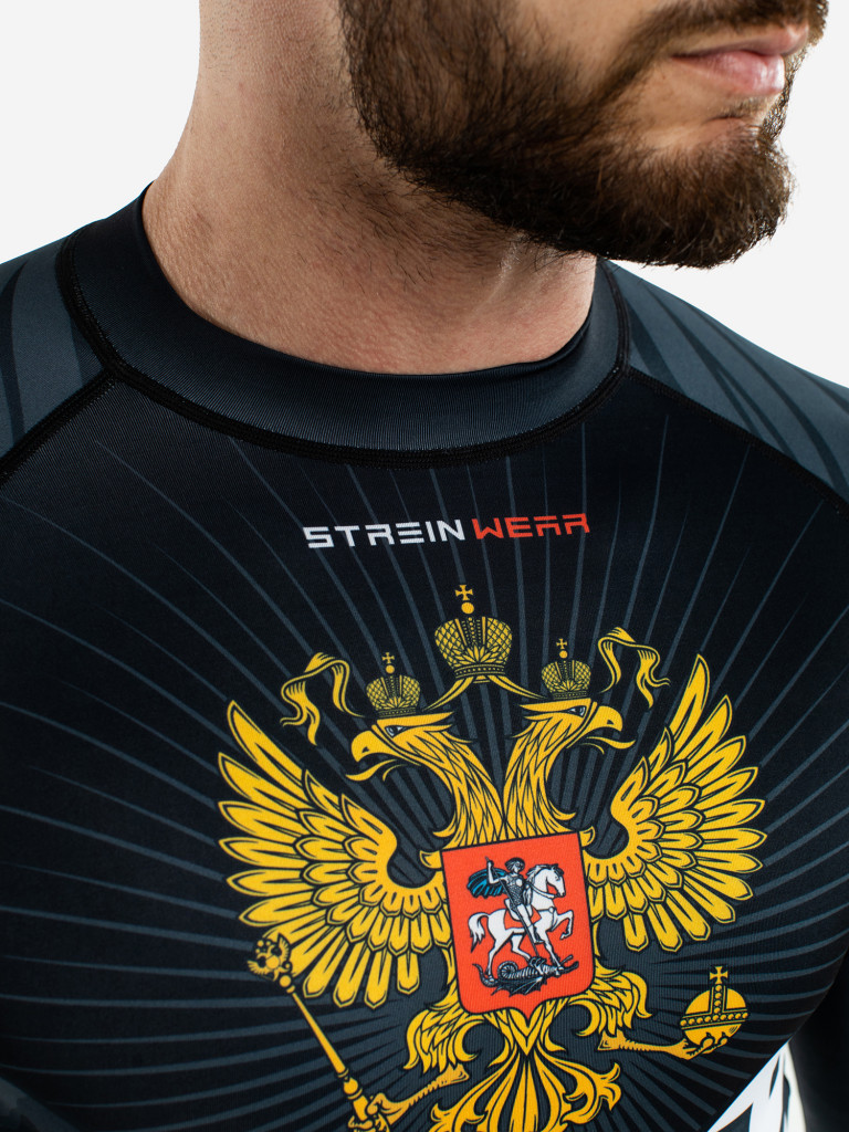 Рашгард компрессионный мужской STREIN National Team Black