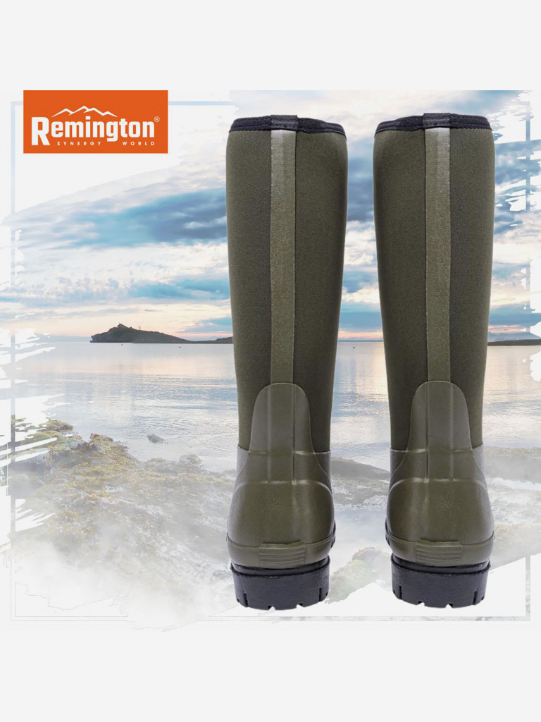 Сапоги Remington Men Tall Rubber Boots, цвет: зеленый