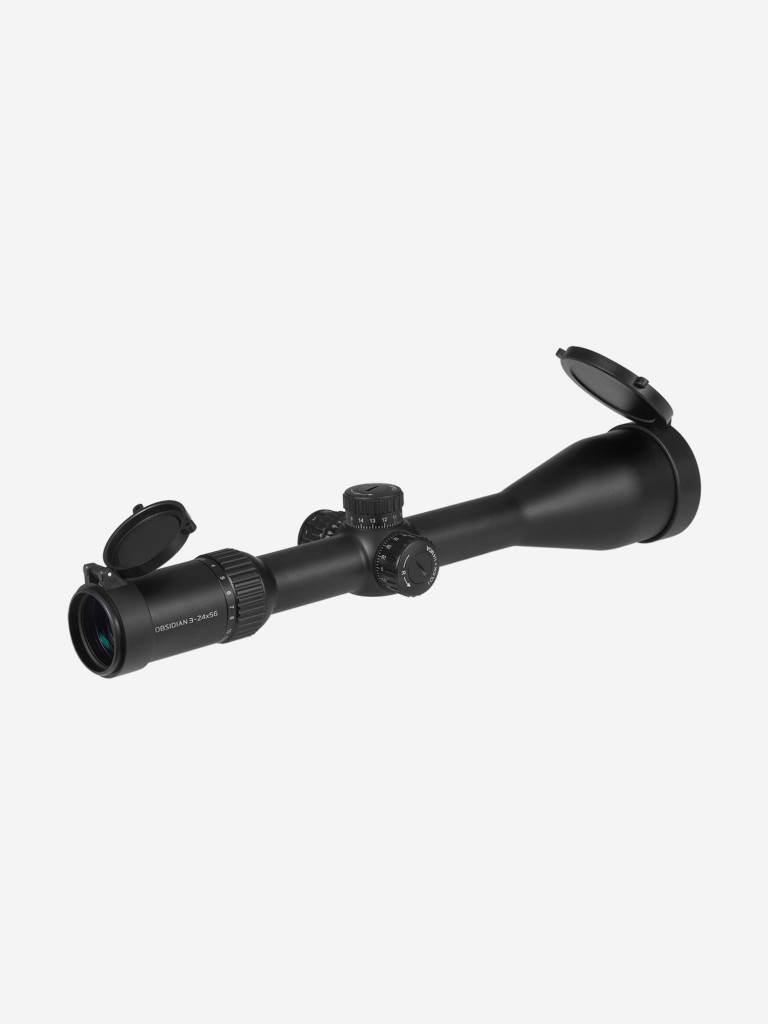 Прицел Gaut Obsidian 3-24x56, SF-параллакс, сетка 31 (Half MD), подсветка красная, 30мм, поправки 1/4 МОА