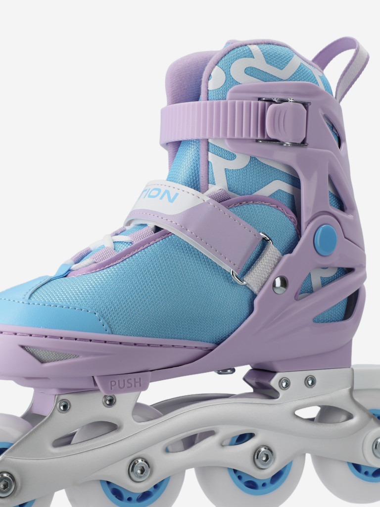 Роликовые коньки детские раздвижные Reaction Rainbow girl