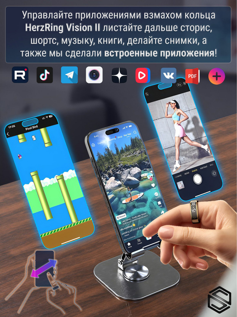 Умное кольцо HerzRing Vision 2