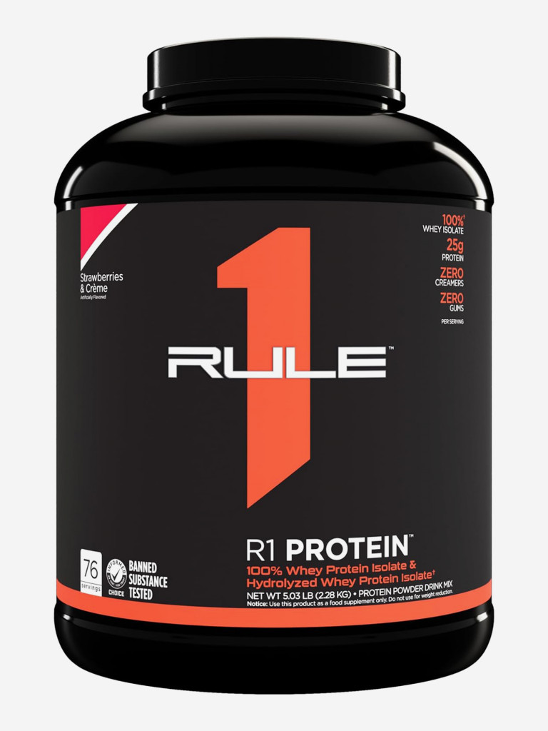 Протеин Rule 1 Protein, 2280 г, Клубника со сливками