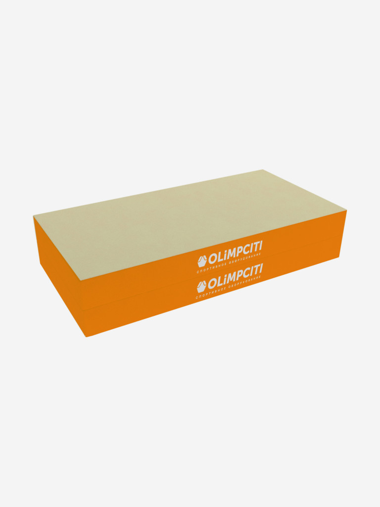 Мат спортивный складной OLIMPCITI, 1000х500х100 мм, 2 сложения, винилискожа