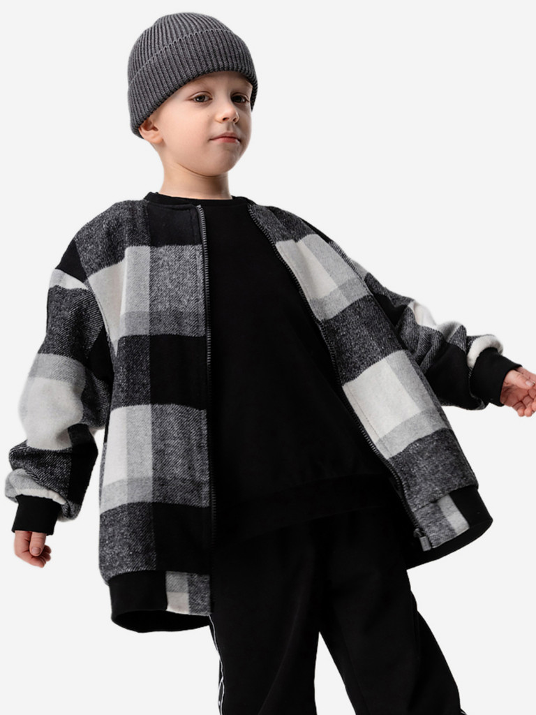 Бомбер в клетку весенний bodo