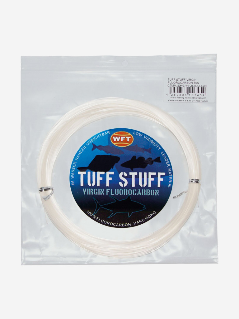 Леска монофильная WFT KG TUFF STUFF флюорокарбон 050/120
