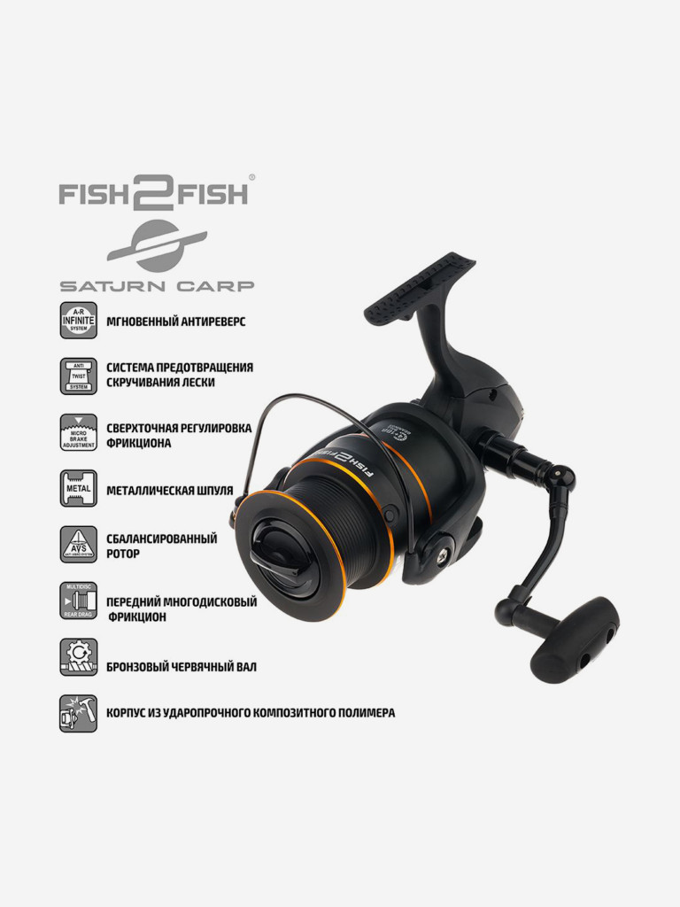 Катушка безынерционная Fish2Fish Saturn Carp