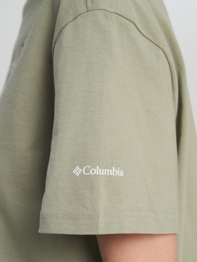 Футболка женская Columbia Rolling Bend Graphic Relaxed Crop SS