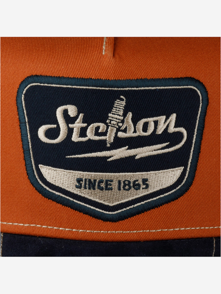Бейсболка с сеточкой STETSON 7761158 TRUCKER CAP SPARK PLUG (оранжевый)