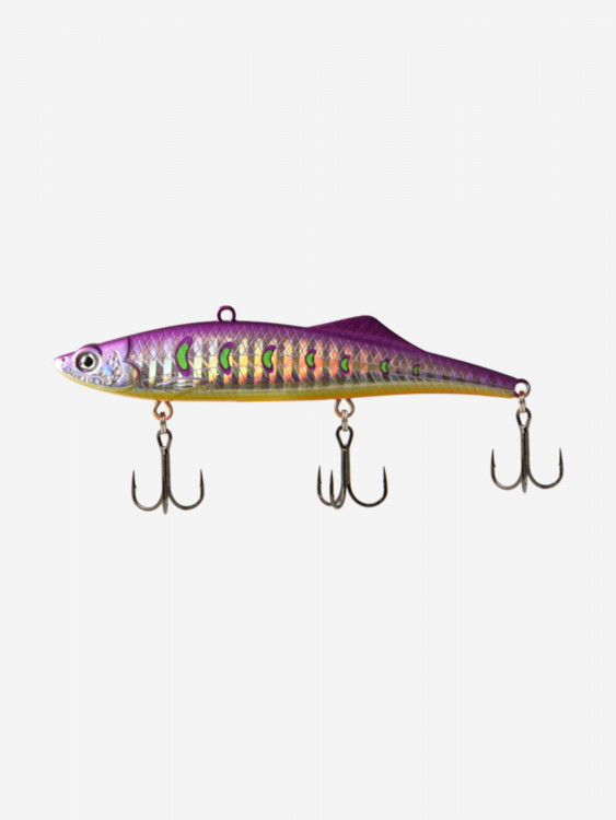 Виб (тонущий воблер) для зимней рыбалки ECOPRO Kuda 95мм 25г 008-Night Seamark на судака, щуку, окуня.